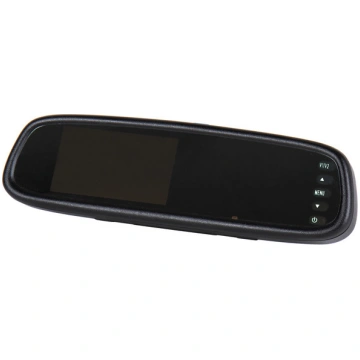 Rearview mirror with integrated 4.3" monitor