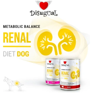 DISUGUAL Cane Diet Renal Maiale 400 gr Scodinzolan