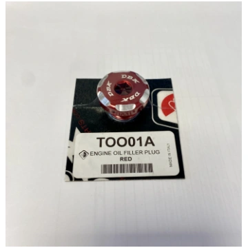 ENGINE OIL FILLER PLUG RED fits on all bike models