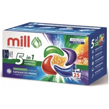 Mill Pro Color Laundry Capsules + Softening Beads 