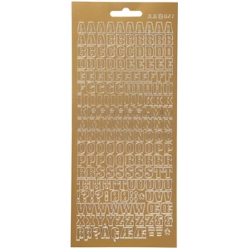 Focus Focus Stickers Gold Letters Design 2 170224