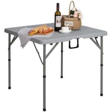 HollyHOME Folding Table Square 87 cm Folding Garde