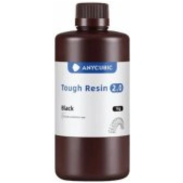 Anycubic Tough Resin 2.0 Black 1kg izejmateriāls S
