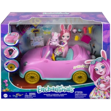 Lelle ar aksesuāriem Mattel Enchantimals Bunnymobi