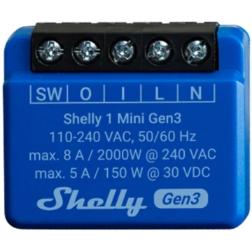 Shelly Shelly 1 Mini Gen3 Controller, WiFi/Bluetoo