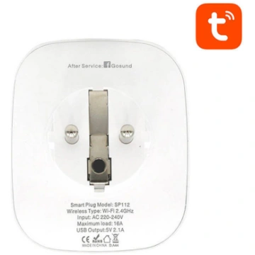 Gosund Smart plug WiFi SP112, 2xUSB, Tuya