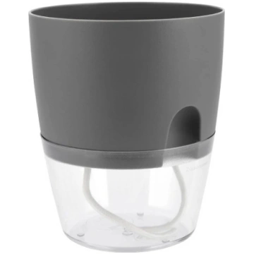 Self-watering Flower Pot - 10.2 cm - White - Autom