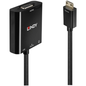 Lindy Mini HDMI C to VGA & Audio Converter 38286