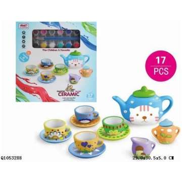 SET TOY PAINTING CERAMIC 17 PCS Q1053288
