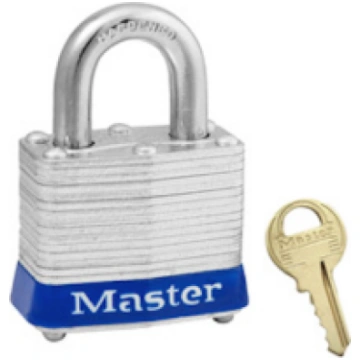 3KAMKBLU | Laminated Steel padlock - Keyed Alike a