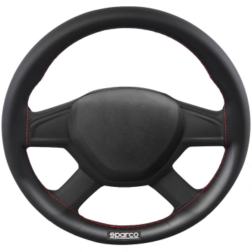 Sparco Stūres pārvalks, melns SPC1110BK