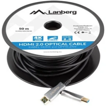 Lanberg CA-HDMI-20FB-0500-BK optical cable HDMI M/