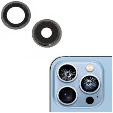 Rear Camera Glass Assembly with Frame for iPhone 1