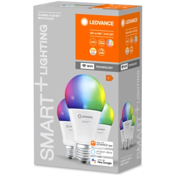 Viedā spuldze Ledvance LED, E27, daudzkrāsaina, E2