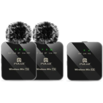 Wireless Lavalier Dual Microphone, OTG USB Type-C,