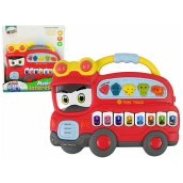 LEAN Toys Interactive Piano Fire Brigade Sound Ani