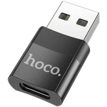 Hoco UA17 Adapter USB-A to Type-C black