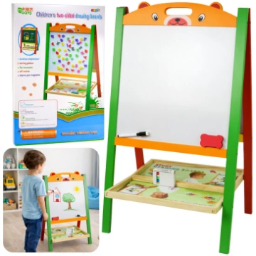 Double-sided Magnetic Educational Chalk Board 2 in