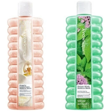 Avon vannas putu komplekts Simply Luxurious un Wat