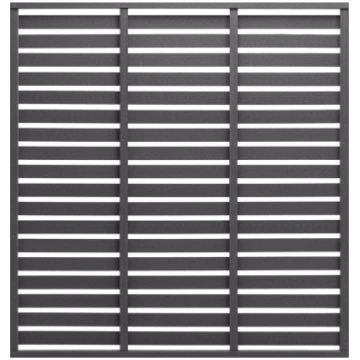 Žoga Panelis, Wpc, 180X180 Cm, Pelēks Vidaxl