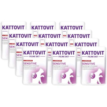 Kattovit Sensitive kurczak+kaczka 85g saszetka uni