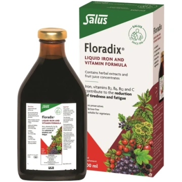 Floradix dzelzs šķīdums, 500 ml