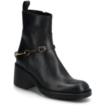 Chloé - Dakota Harness Strap Leather Ankle Boots -
