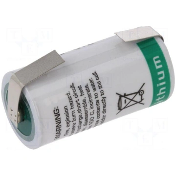 Battery: lithium | 3.6V | 17335,2/3A | soldering l