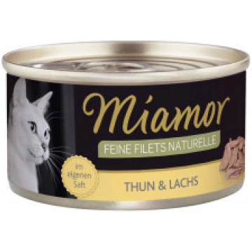 Miamor Feine Fillets Naturelle Thun&Lachs 80g - tu
