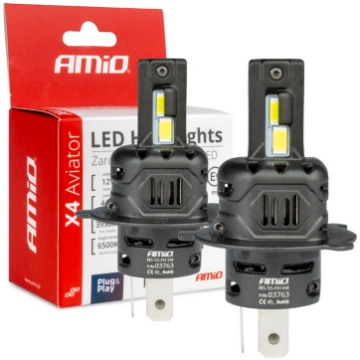 LED priekšējo lukturu spuldzes X4 sērijas AVIATOR 