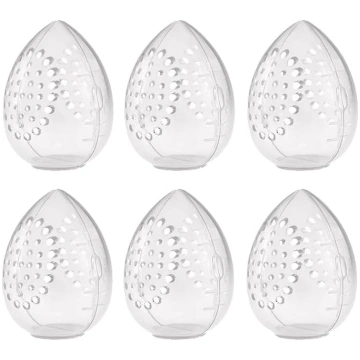 UtySty Makeup Sponge Holder Storage Box Transparen