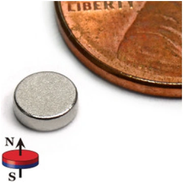 N52 Neodymium Small Disc Magnet 3/16x1/10" - 2 LB 