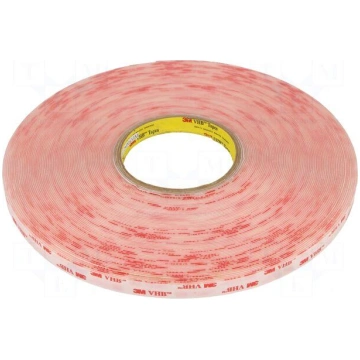 Tape: fixing | W: 12mm | L: 33m | Thk: 1mm | doubl