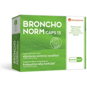 BronchoNorm Caps, 15 kapsulas