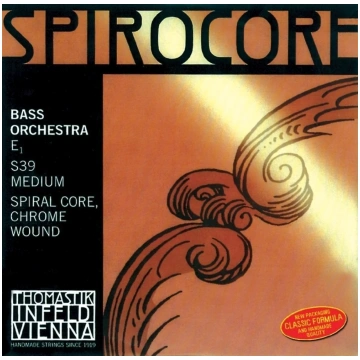 Double bass strings Spirocore spiral core D Medium