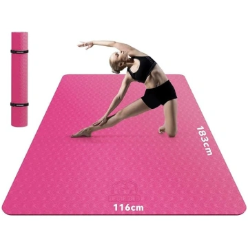 HAPBEAR jogas paklājs XXL Extra Large Wide Yoga Ma