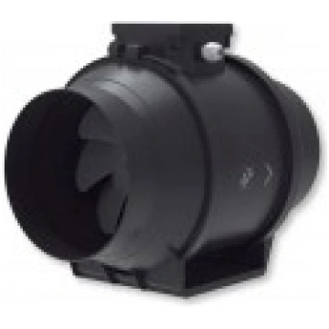 TD-150 P ECOWATT kanāla nosūces ventilators, Melns