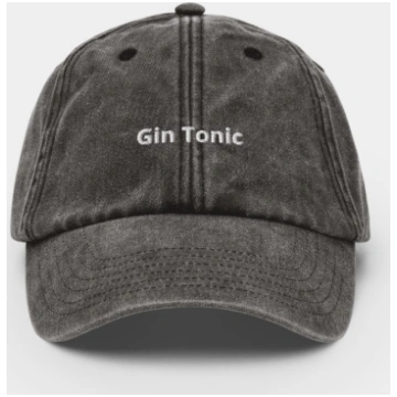 WASHED GIN TONIC. - BLACK
