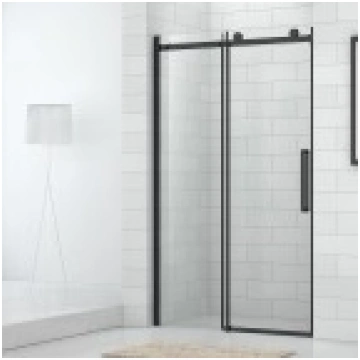 OBZD2 dušas durvis 1400 cm melns profils /Black el