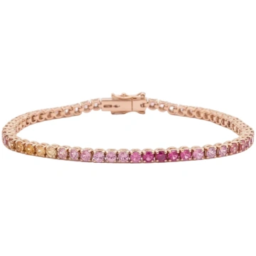 Bracciale Rainbow Star Collezione Tennis