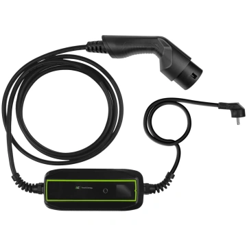 mobilais lādētājs 3,6kw schuko - 2 tips 6,5m GREEN