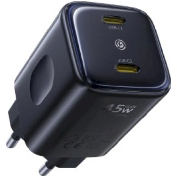 Baseus PicoGo AN13 2x USB-C Tīkla Lādētājs 45W E01