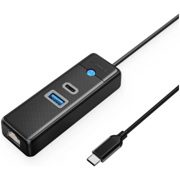 Orico PW3UR25-C3 3-port USB Hub 1x USB-A 3.0 1x US
