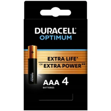 Baterijas optimum aaa lr3 blister 4 gab. DURACELL 