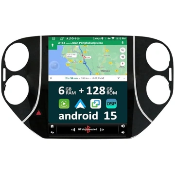 [6G + 128G] IPS 9,7 collu Android 15 auto radio Vo