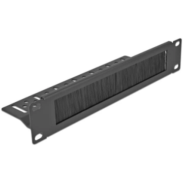 Delock 10″ Cable Management Brush Strip with cable