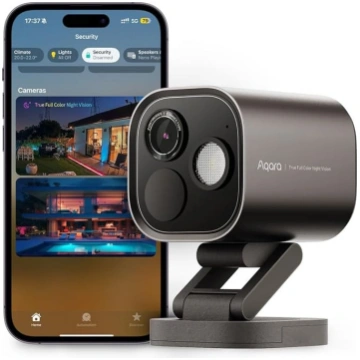 Aqara 4MP kamera Hub G5 Pro WiFi, reāla krāsu nakt
