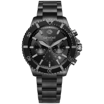 Giewont Chronograph Sapphire Black Titanium Men&ap