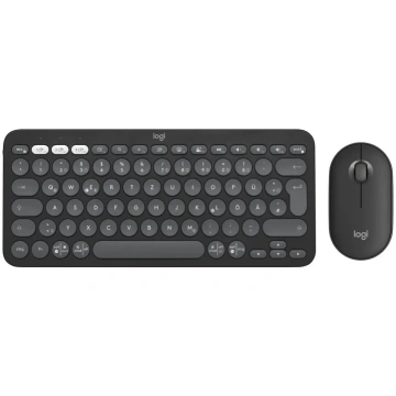 LOGITECH KEYBOARD +MOUSE COMBO PEBBLE 2/WHITE 920-
