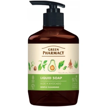 Šķidrās ziepes Green Pharmacy Aloe Vera And Avocad